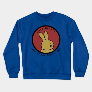 Year of the Gold Rabbit 1951 Crewneck Sweatshirt